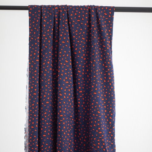 Viskose Twill - Mini Leo blue - Mind the Maker